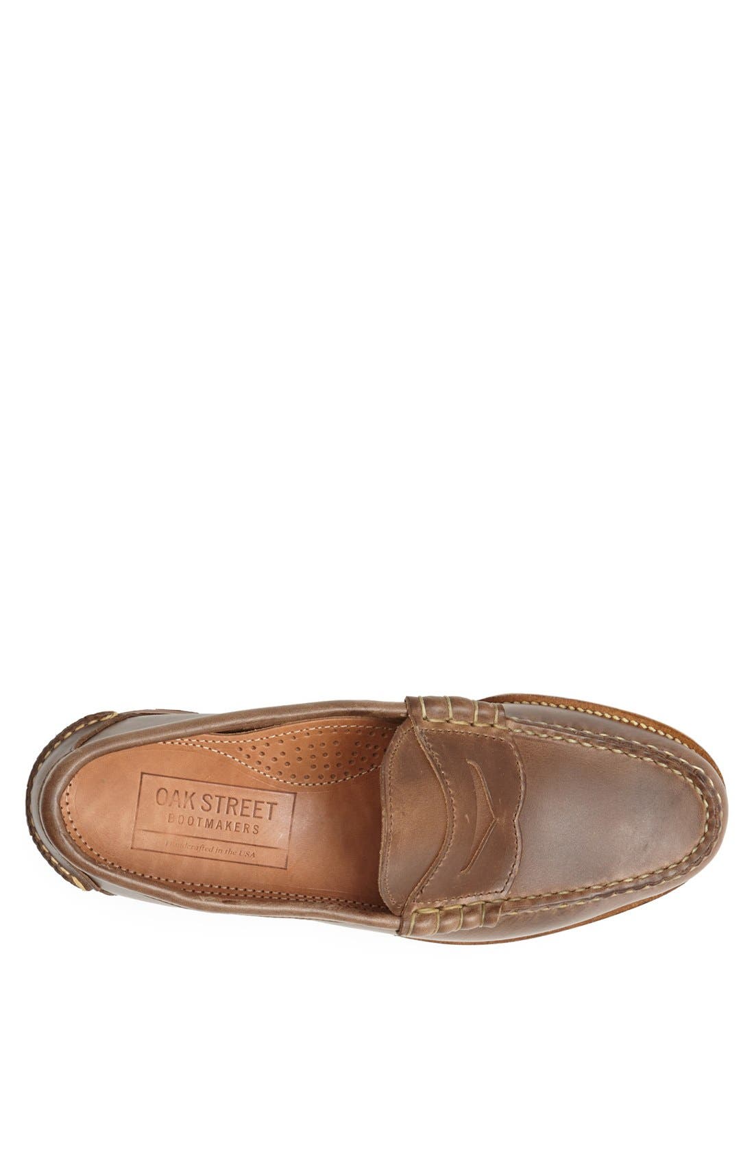 Oak Street Bootmakers Beefroll Penny Loafer, Alternate, color, 