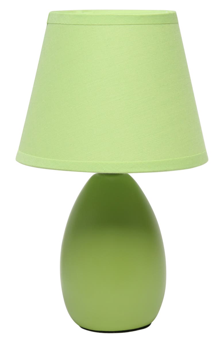 LALIA HOME Egg Oval Table Lamp, Main, color, Green