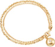 Astley Clarke Gold Biography Locket Bracelet