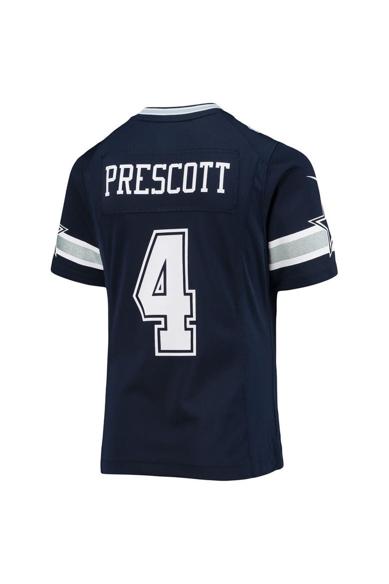 Girls Youth Nike Dak Prescott Navy Dallas Cowboys Team Game Jersey, Alternate, color, Navy