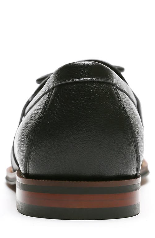 Tommy Hilfiger Sphan Kiltie Fringe Tassel Loafer In Black