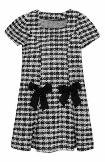 Speechless Kids' Drop Waist Bouclé Dress
