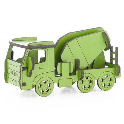 Woodlet Concrete Truck, 3D Wooden Kit Set, Ages 6+