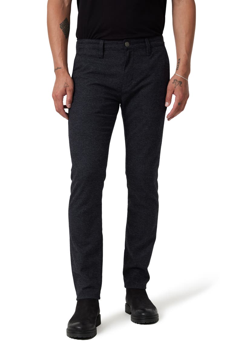 Mavi Jeans Milton Herringbone Slim Straight Leg Chinos, Alternate, color, Navy Herringbone