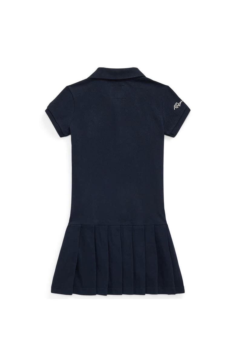 Polo Ralph Lauren Toddler Polo Ralph Lauren Navy Yankees Polo Dress, Alternate, color,