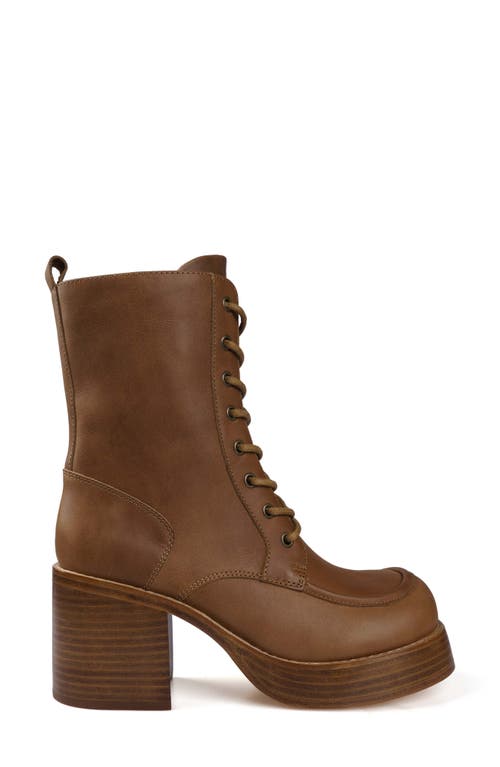 Candies Candie's Phoebe Lug Sole Bootie In Brown
