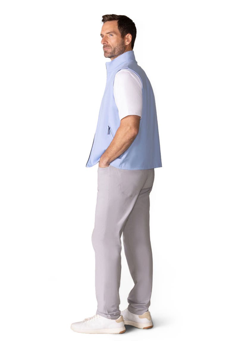 Tech Stretch Vest, Alternate, color, Chambray
