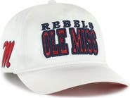 '47 Women's '47 White Ole Miss Rebels Outspoken Hitch Adjustable Hat