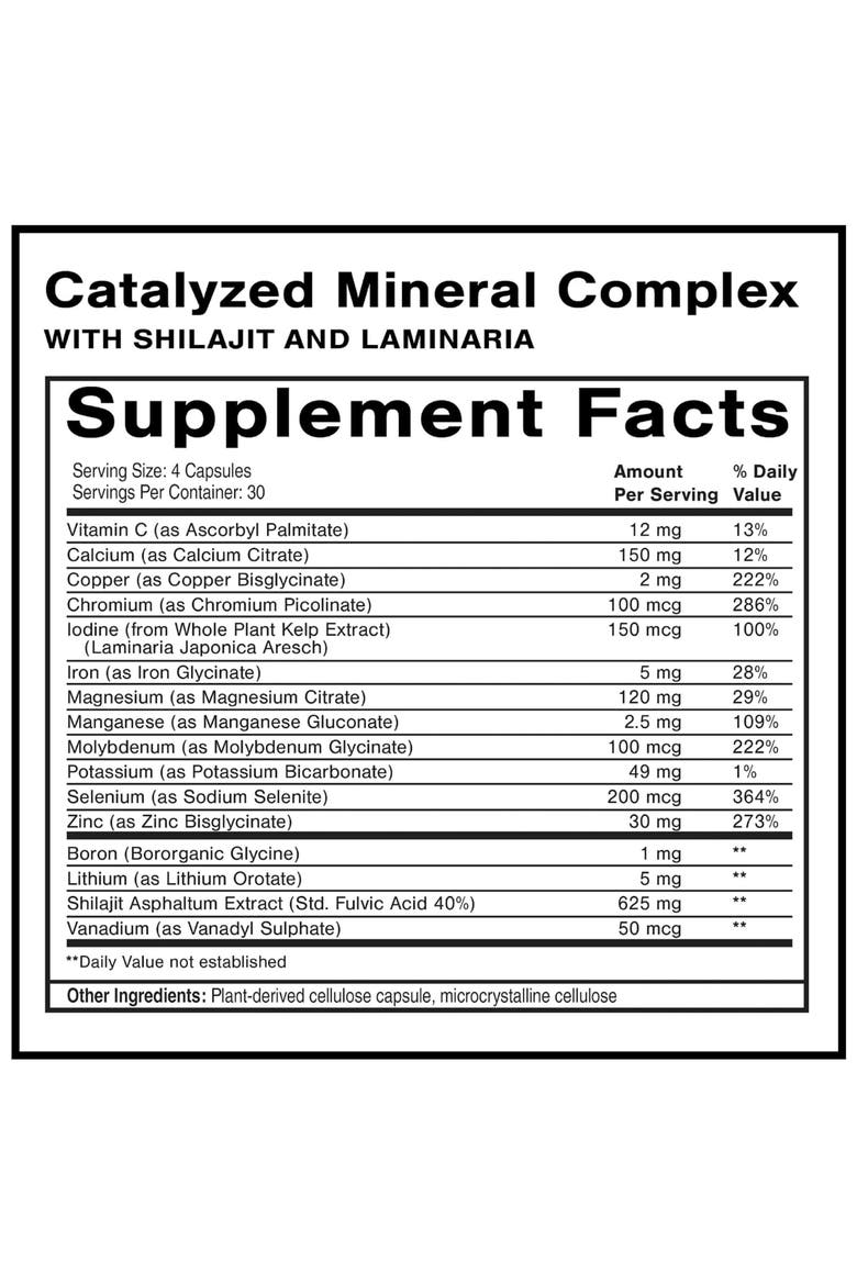 Dr. Shade's Catalyzed Mineral Complex Shilajit and Laminaria Supplement, Alternate, color, None