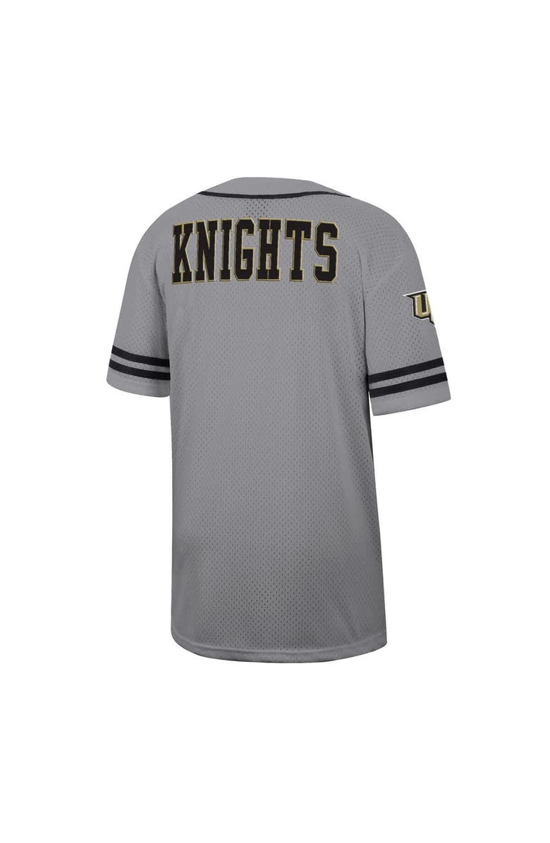 COLOSSEUM Men's Colosseum Gray UCF Knights Free Spirited Baseball Jersey, Alternate, color, Gray