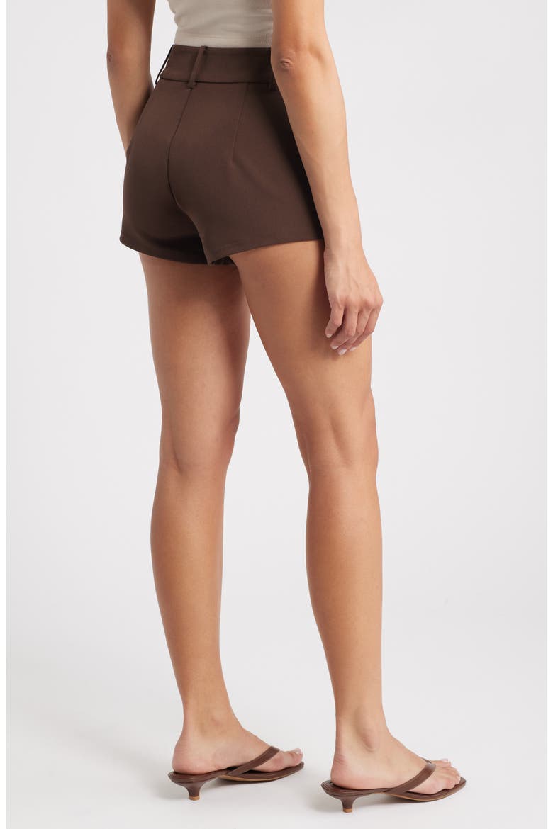 Ellis Mini Shorts, Alternate, color, CHOCOLATE BROWN
