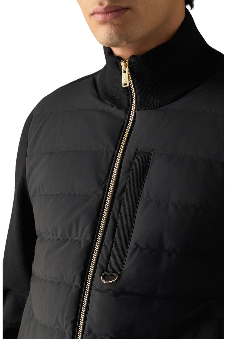Kamet Hybrid Down & Feather Fill Jacket, Alternate, color, BLACK/ BLACK - 313