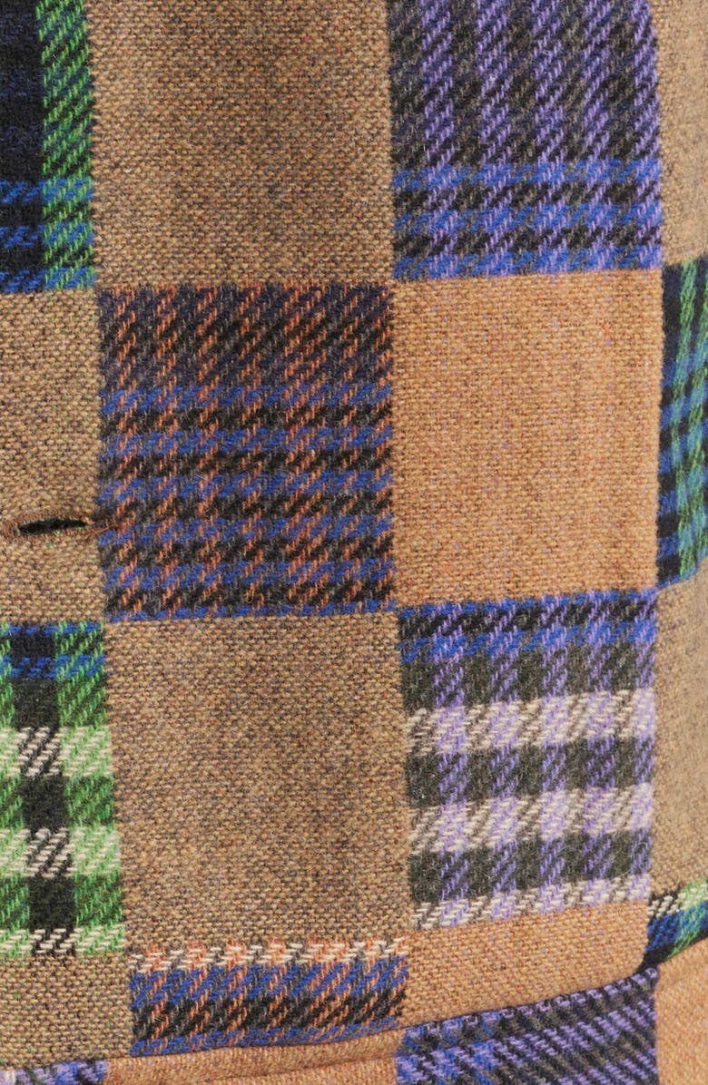 Native Youth Patchwork Button-Up Jacket, Alternate, color, 