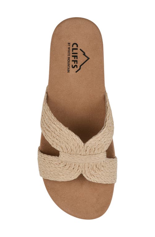 CLIFFS BY WHITE MOUNTAIN CLIFFS BY WHITE MOUNTAIN TINDRA SLIDE SANDAL 