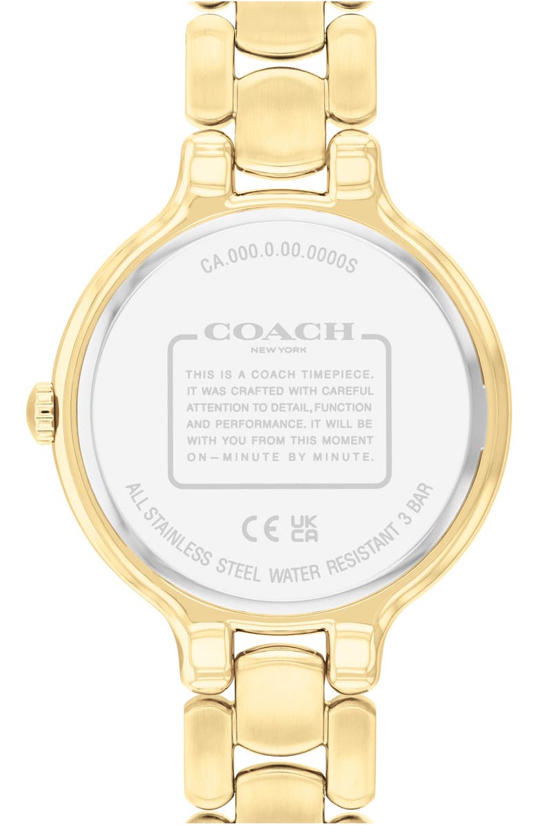 COACH Chelsea Bracelet Watch, 36mm, Alternate, color, Blue/ Gold