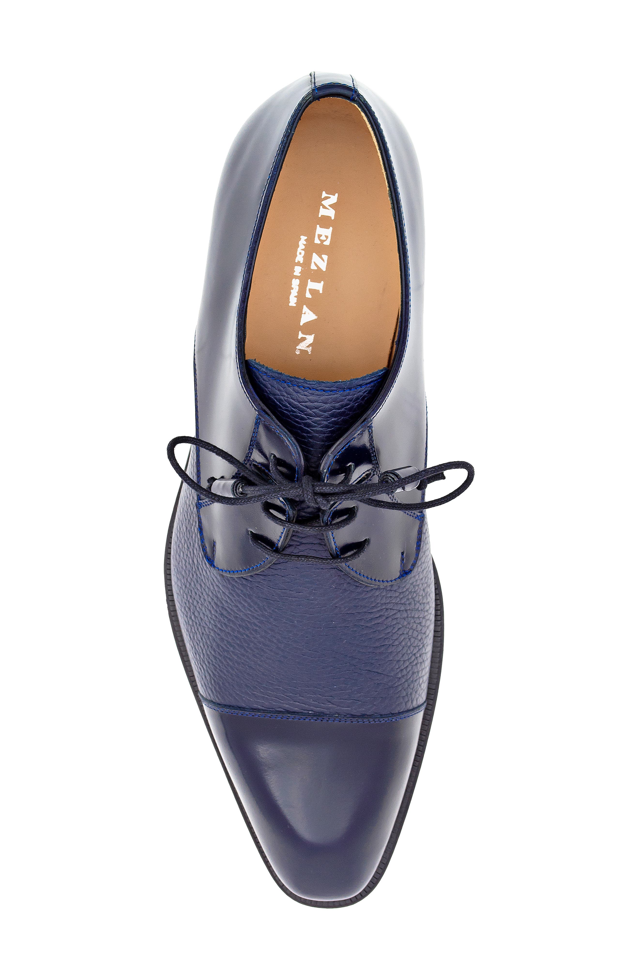Capello Cap Toe Derby, Alternate, color, BLUE