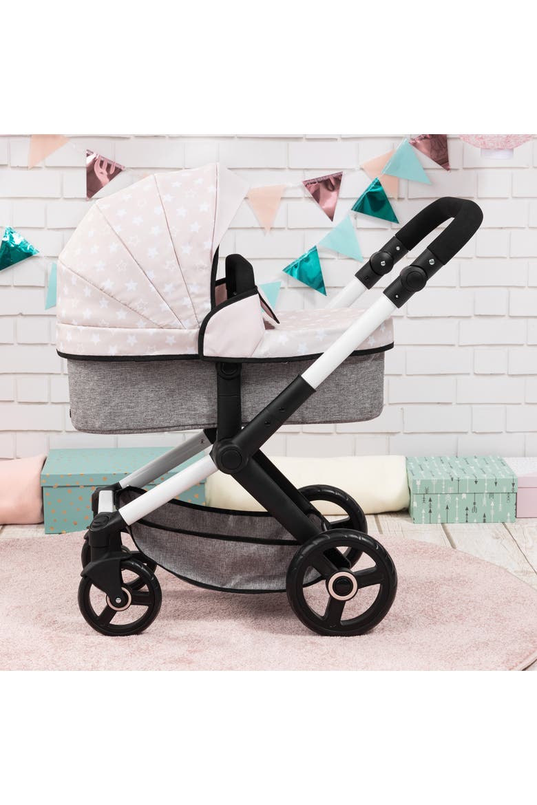 Pram Xeo, For Dolls Up to 18", Ages 3+, Alternate, color, Gray