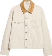 JW Anderson Corduroy Collar Denim Trucker Jacket