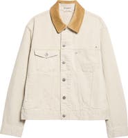 JW Anderson Corduroy Collar Denim Trucker Jacket