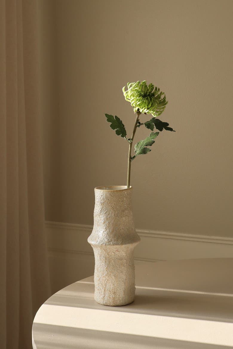 Light Green Semi-Cactus Dahlia Flower, Alternate, color, Light Green