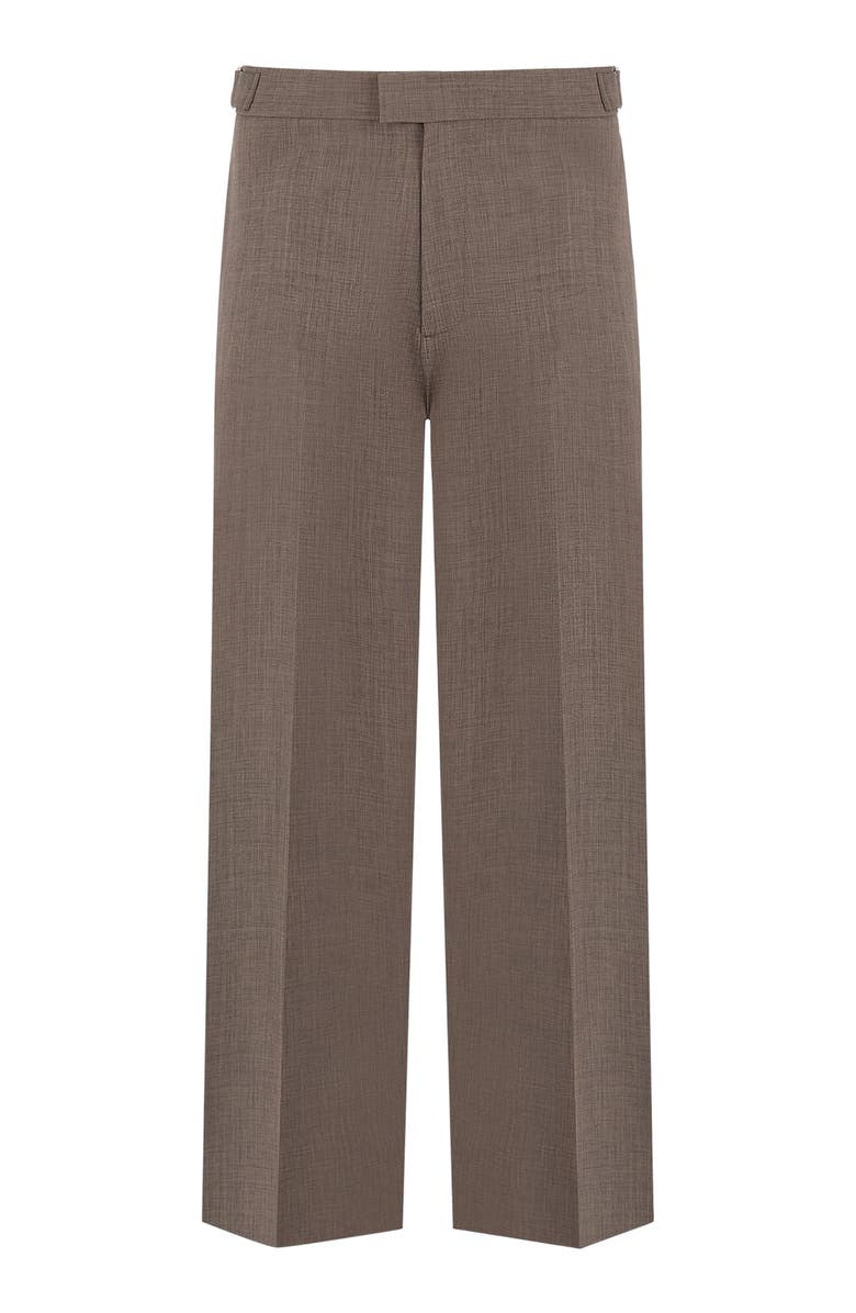 Manière De Voir Joseph Regular Fit Hatched Tailored Trousers, Alternate, color, Light Brown