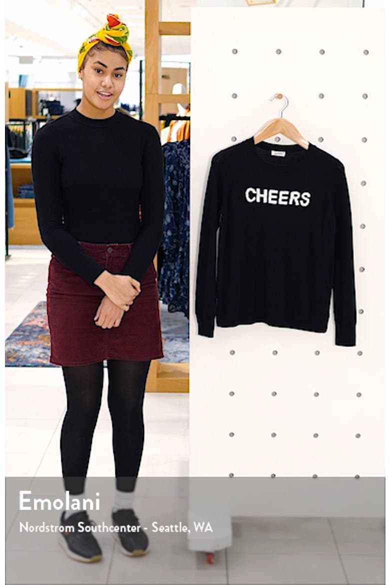 Sequin Cheers Sweater video