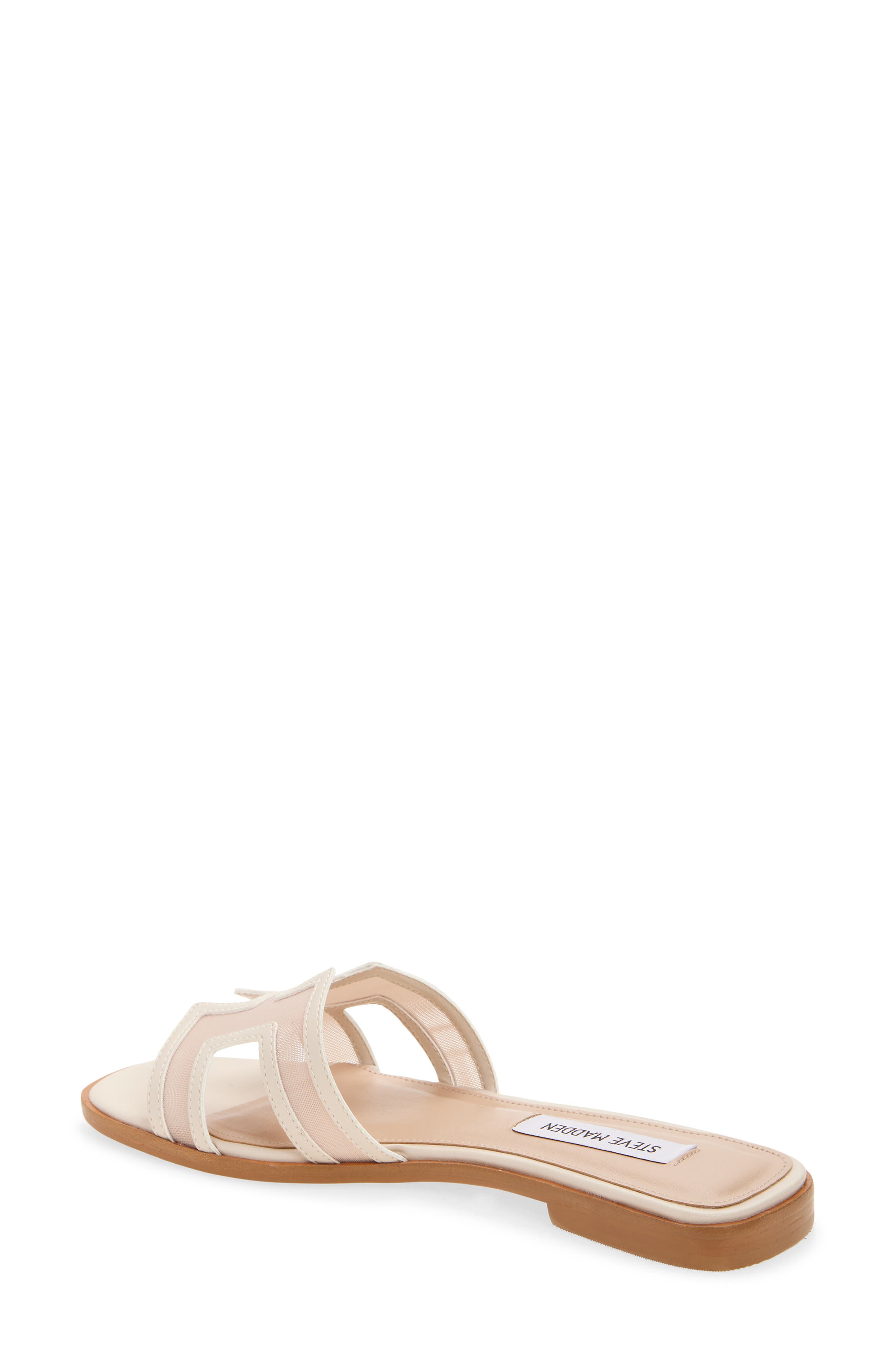 Steve Madden Hadyn Mesh Slide Sandal, Alternate, color, Bone