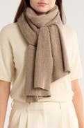 Portolano Cashmere Ribbed Wrap Scarf