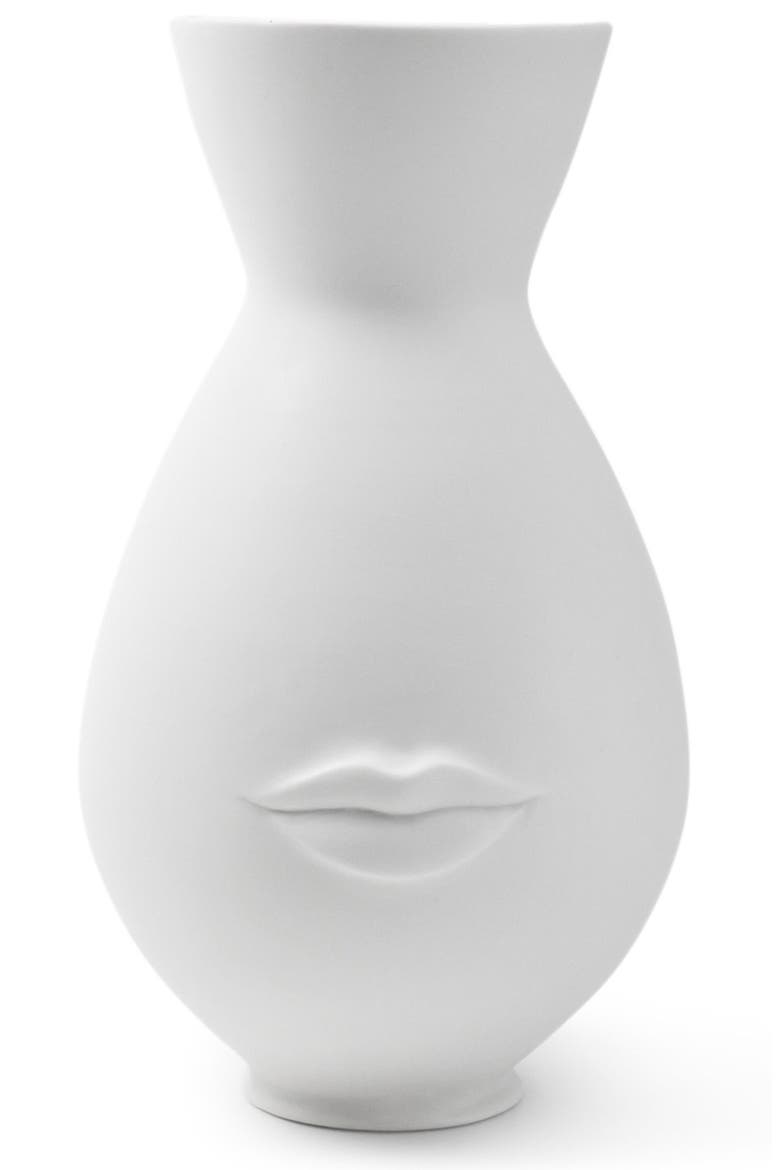 'Mr. & Mrs. Muse - Large' Vase, Alternate, color, WHITE