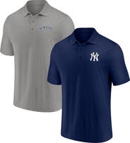 FANATICS Men's Fanatics Branded Navy/Gray New York Yankees Dueling Logos Polo Combo Set