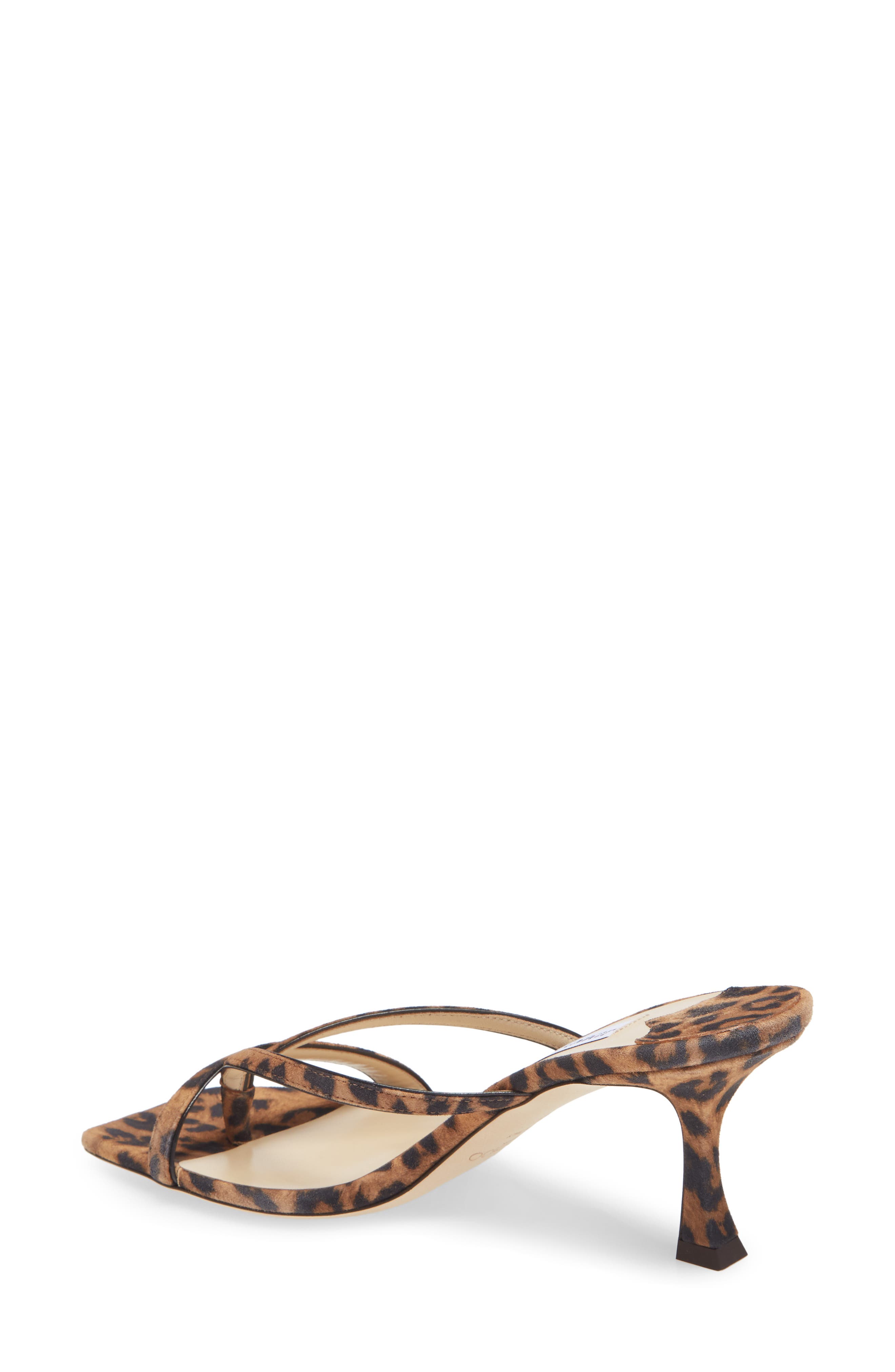 Jimmy Choo Maelie Leopard Print Sandal, Alternate, color, 