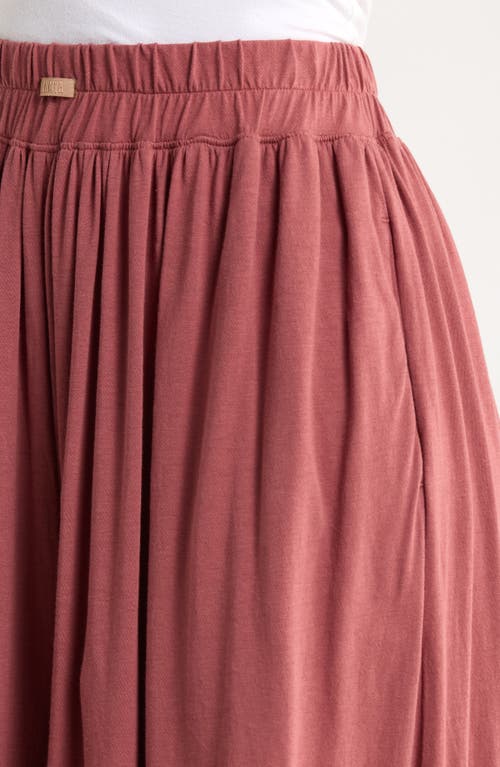 Lunya Organic Pima Wide Leg Lounge Pants In Pink