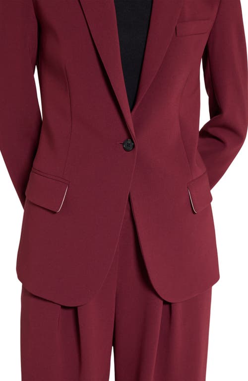 Theory Admiral Crepe Staple Blazer In Purple