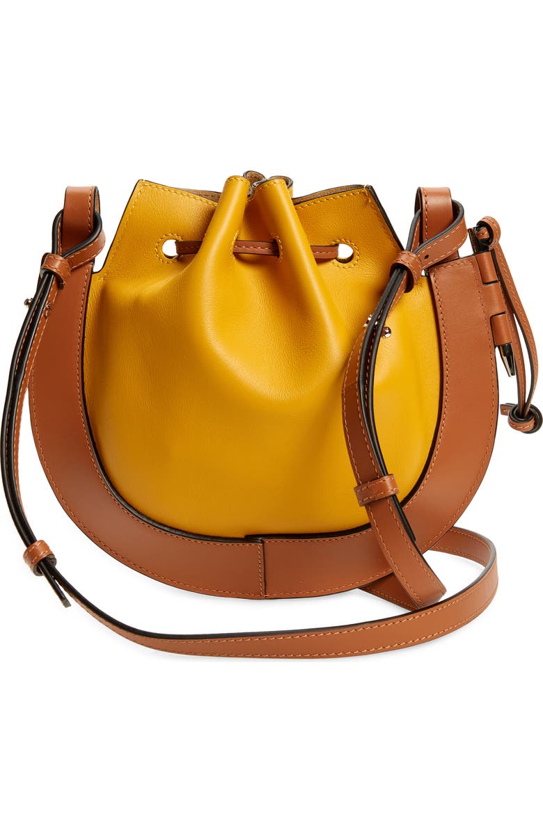 Loewe Small Horseshoe Leather Crossbody Bag, Alternate, color,