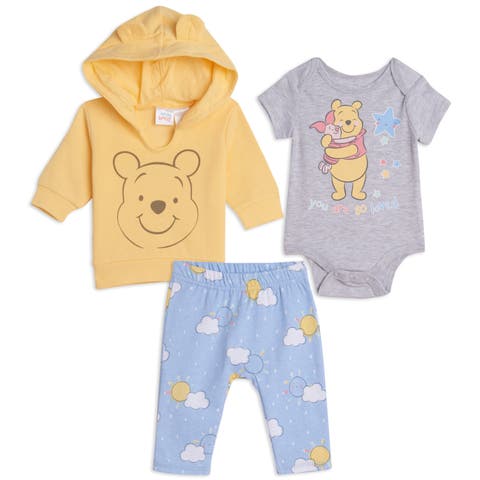 Hoodie Bodysuit & Pants Set (Baby)