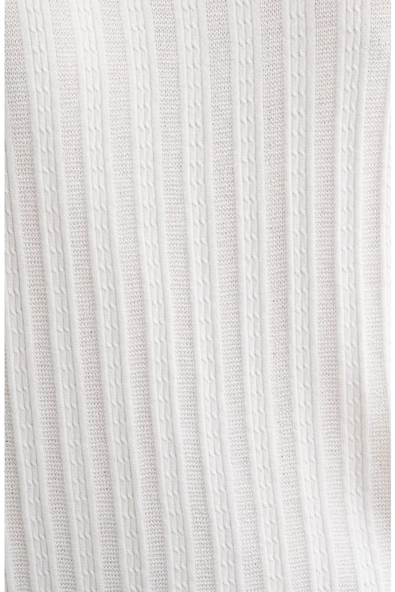 Tesar Textured Cotton & Silk T-Shirt, Alternate, color, OPEN WHITE