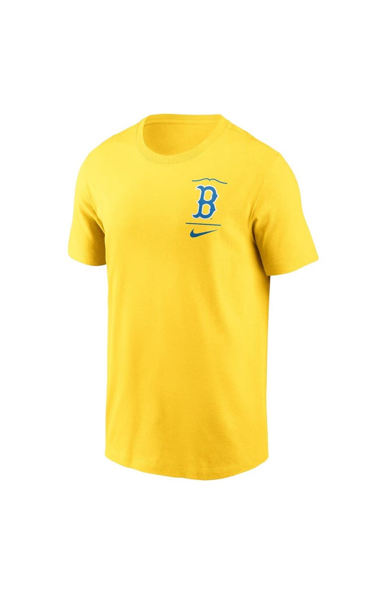Nike Men's Nike Gold Boston Red Sox City Connect 2-Hit T-Shirt, Alternate, color, Gold