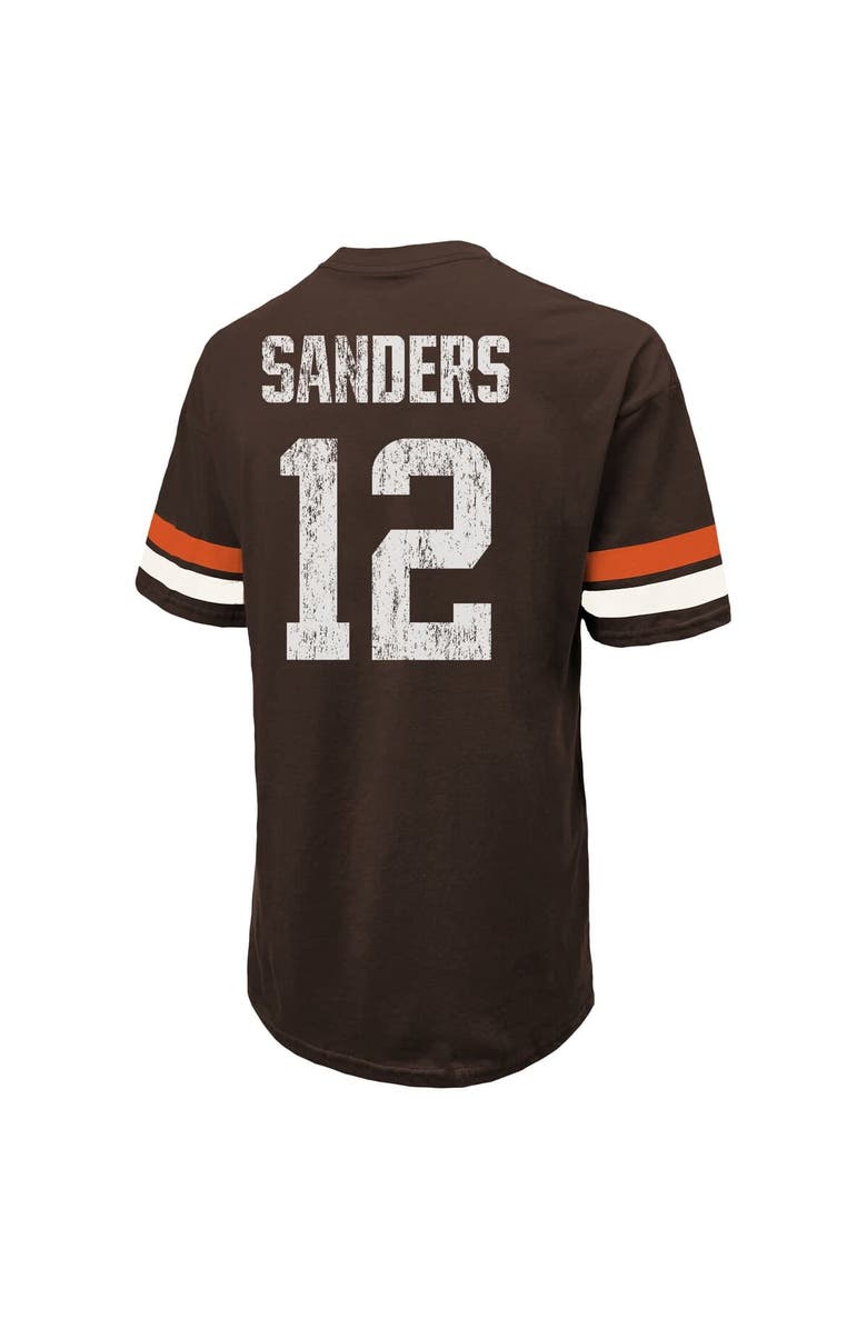 Majestic Threads Men's Majestic Threads Shedeur Sanders Brown Cleveland Browns 2025 NFL Draft Oversized T-Shirt, Alternate, color, Brown