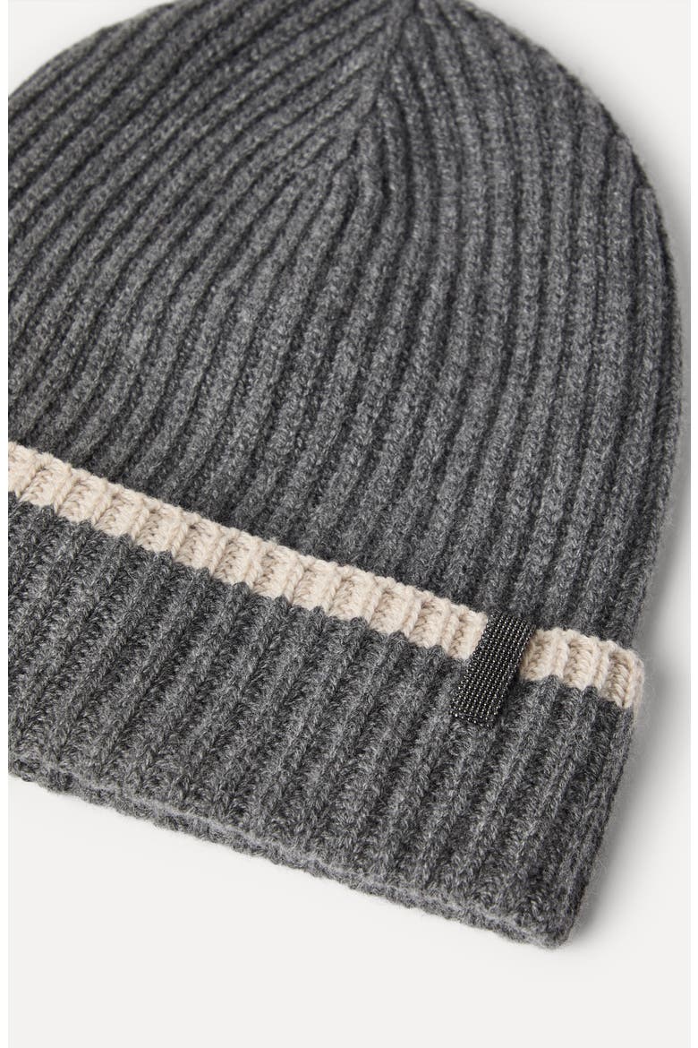 Knit beanie, Alternate, color, Medium Grey