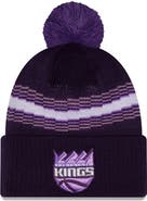 New Era Men's New Era Purple Sacramento Kings 2025/26 City Edition Cuffed Knit Hat with Pom