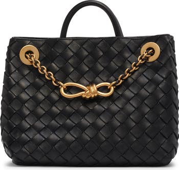Bottega Veneta Small Andiamo Chain Leather Shoulder Bag