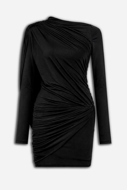 Draped Mini Dress