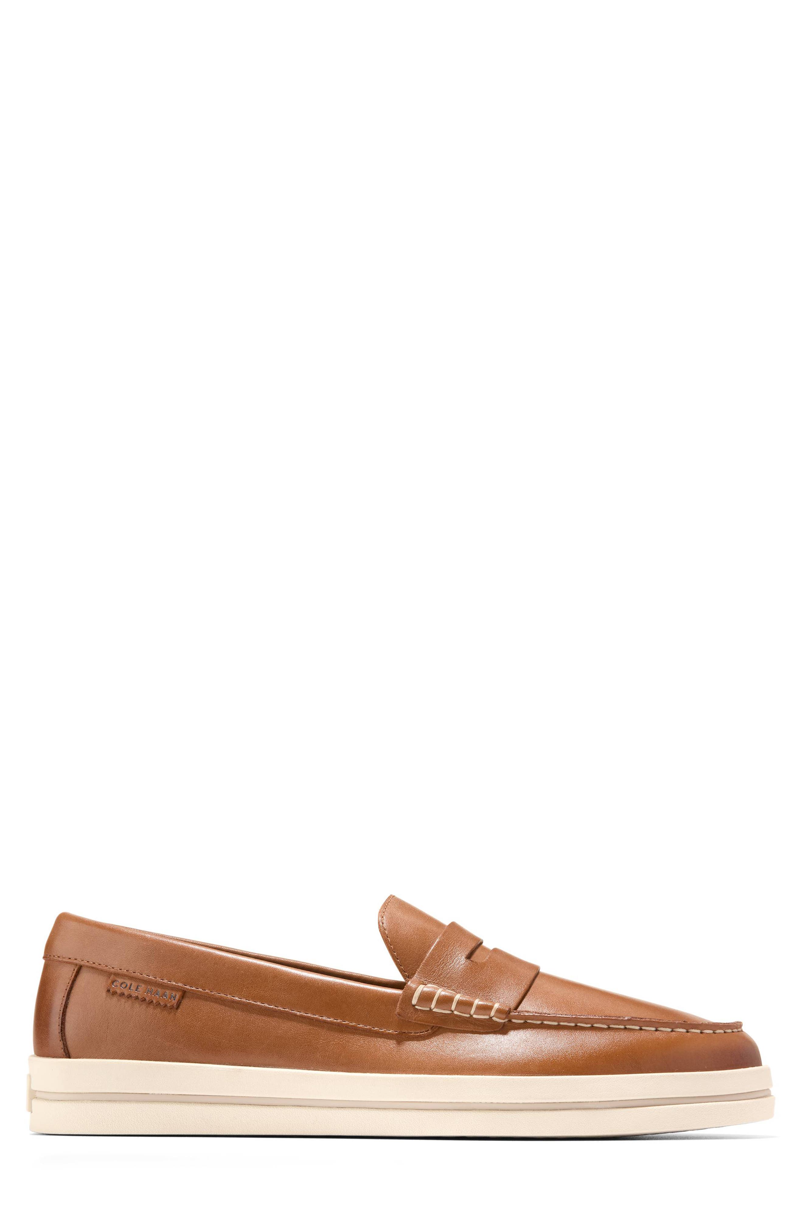 Cole Haan Pinch Weekend Penny Loafer, Alternate, color, British Tan / Angora