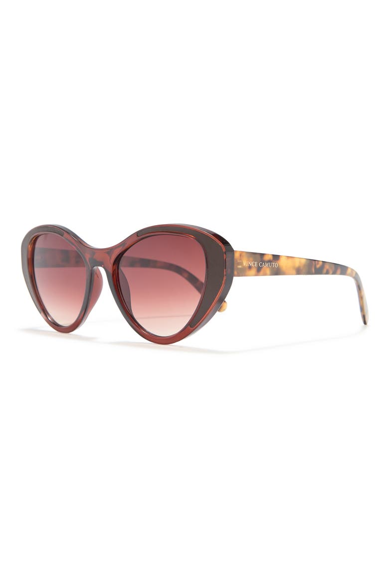 62mm Oval Sunglasses, Alternate, color, BROWN TORT