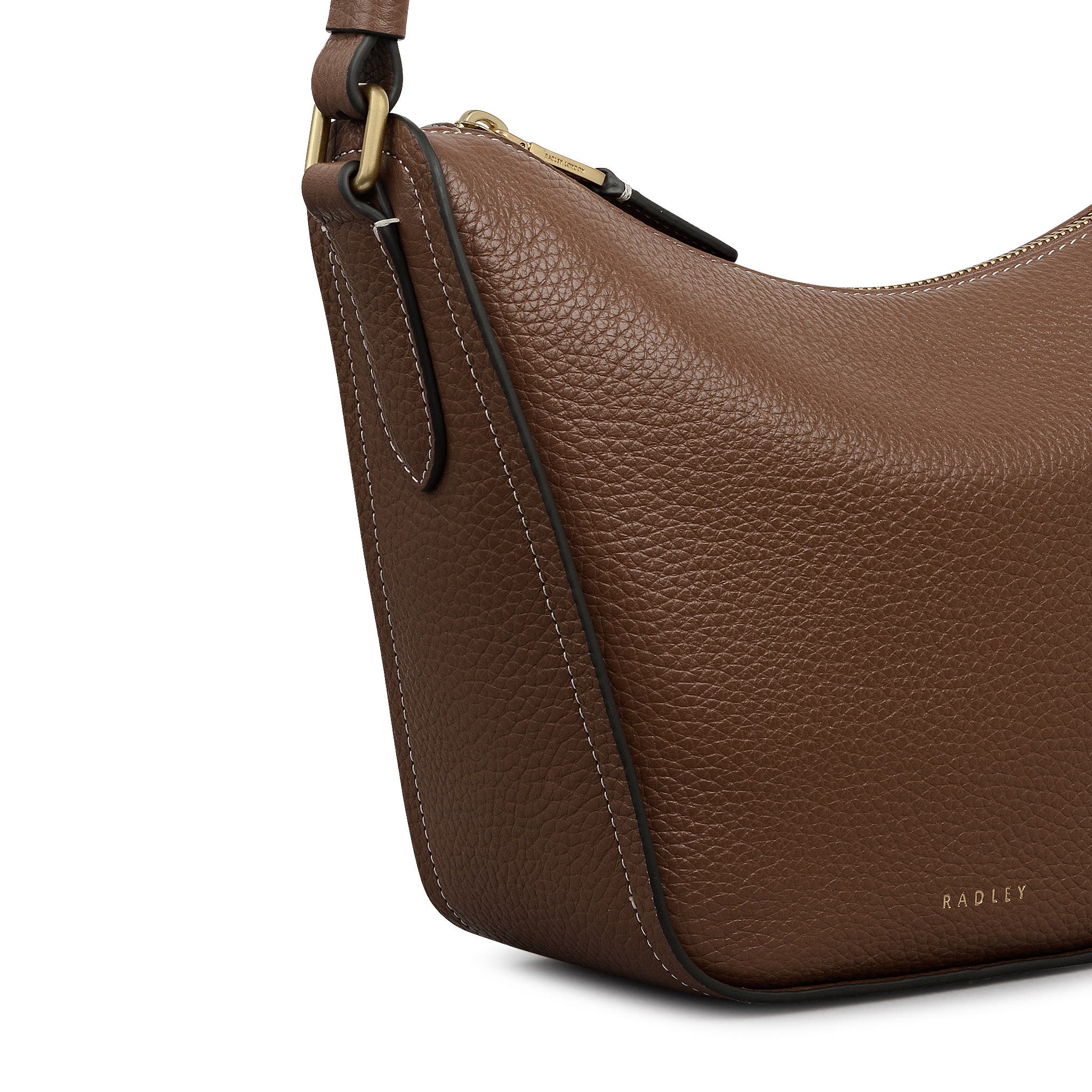 Radley Oak Street Small Ziptop Crossbody Bag, Alternate, color, Saddle
