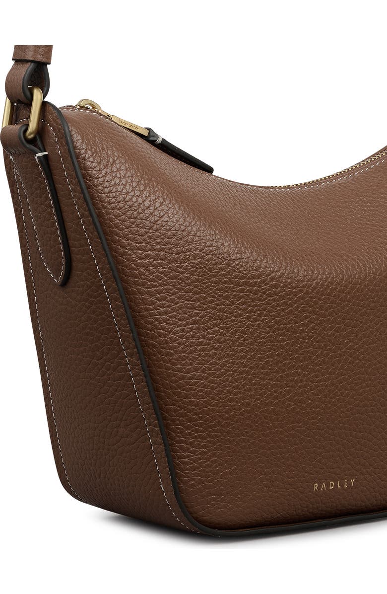 Radley Oak Street Small Ziptop Crossbody Bag, Alternate, color, Saddle