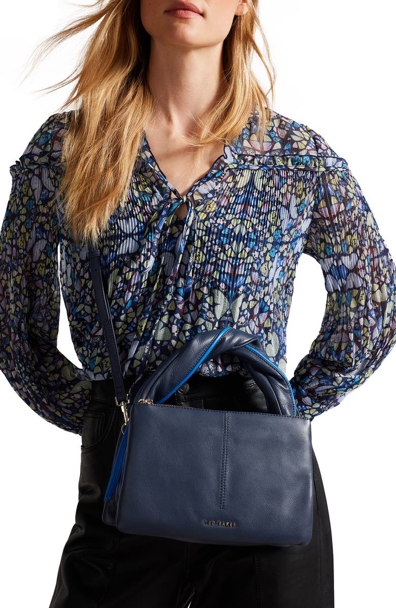 Ted Baker London Nilania Twisted Handle Crossbody Bag, Alternate, color,