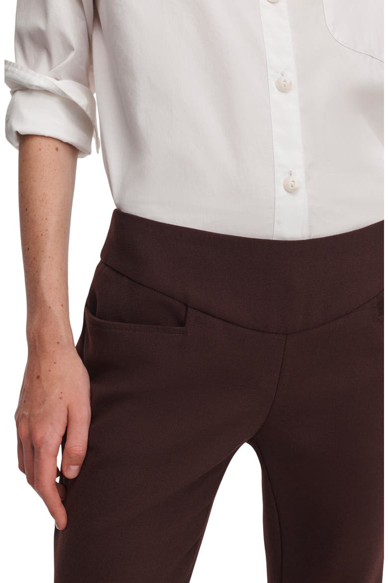 Demi Flare Leg Pants, Alternate, color, BURGUNDY