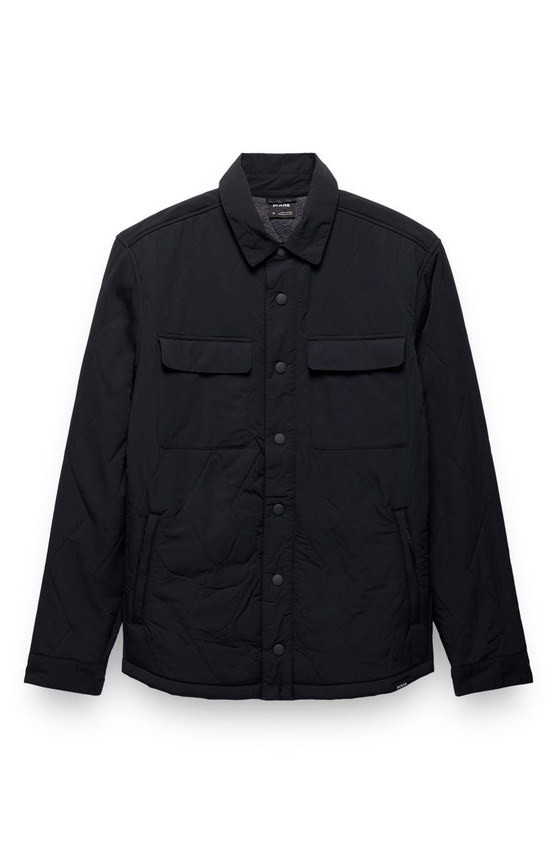 prAna Encinitas Quilted Jacket, Alternate, color, Black