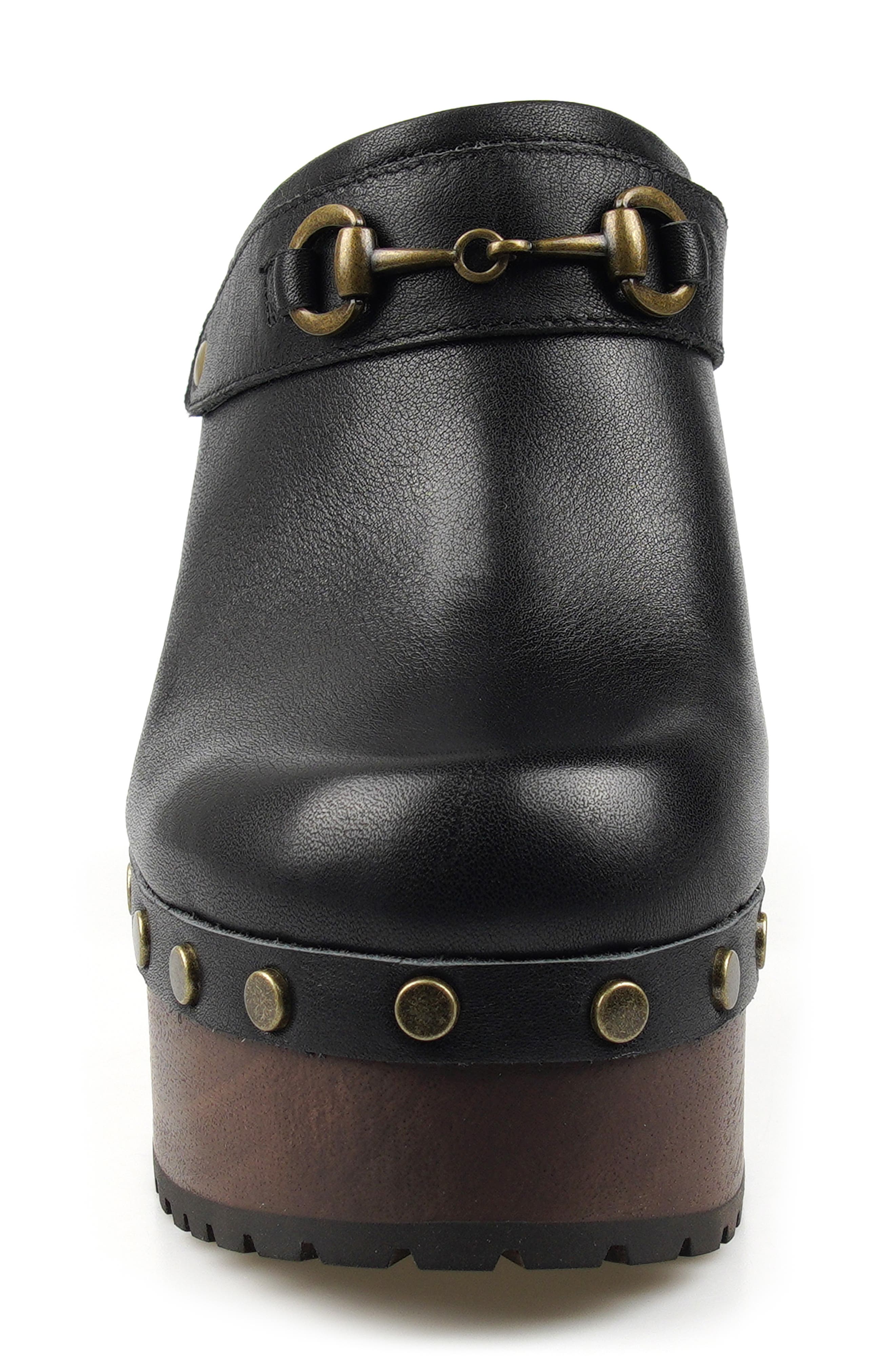 Candie's Kelsee Platform Clog, Alternate, color, Black